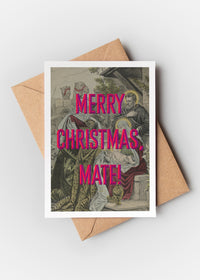 Merry Christmas Mate Greetings Card