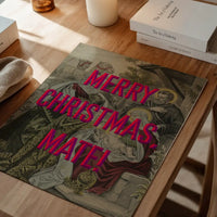 Merry Christmas Mate Nativity Poster Print