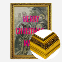 Merry Christmas Mate Nativity Poster Print
