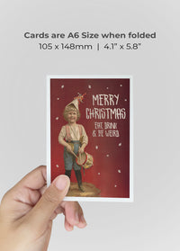 Eat Drink Be Weird Christmas Card