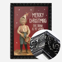 Be Weird Christmas Vintage Poster Print