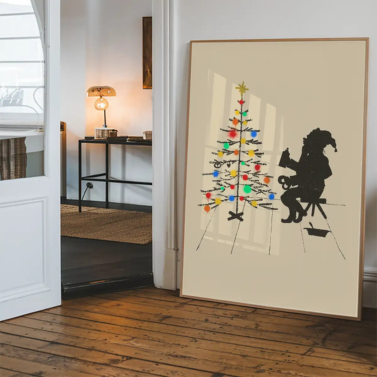 Vandal Santa Christmas Poster Print