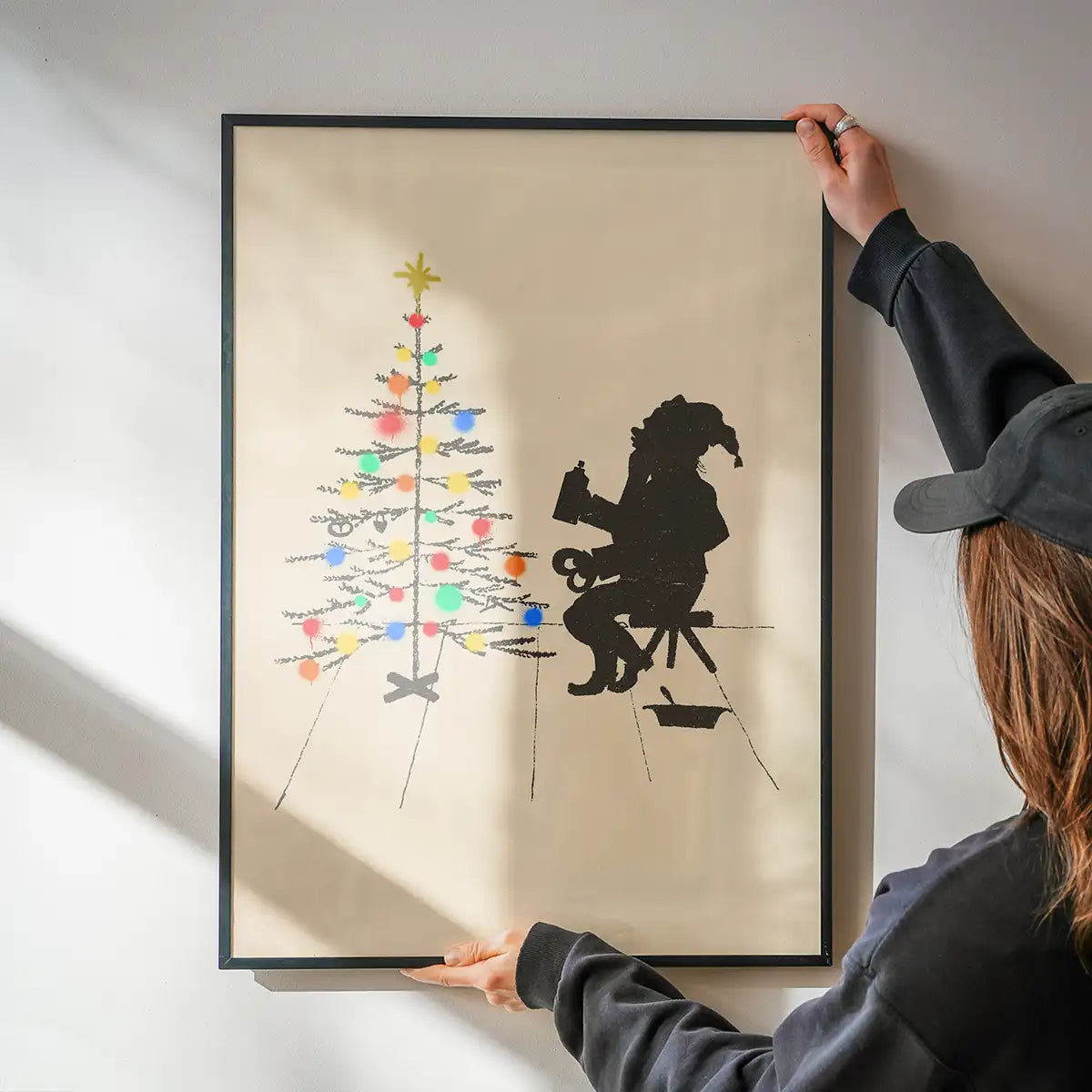 Vandal Santa Christmas Poster Print