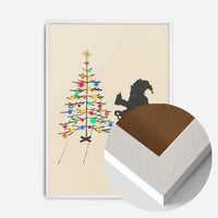 Vandal Santa Christmas Poster Print