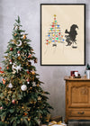 Vandal Santa Christmas Poster Print