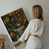 Falalalalalalalala Vintage Christmas Poster Painting Print