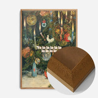 Falalalalalalalala Vintage Christmas Poster Painting Print