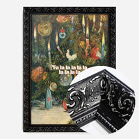 Falalalalalalalala Vintage Christmas Poster Painting Print