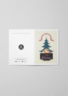 Enjoy Christmas Vintage Graphic Design Christmas Card