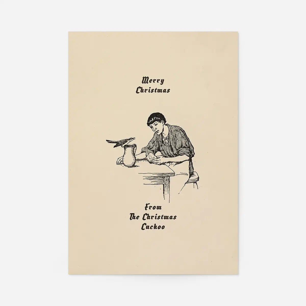 Merry Christmas from the Christmas Cuckoo Print
