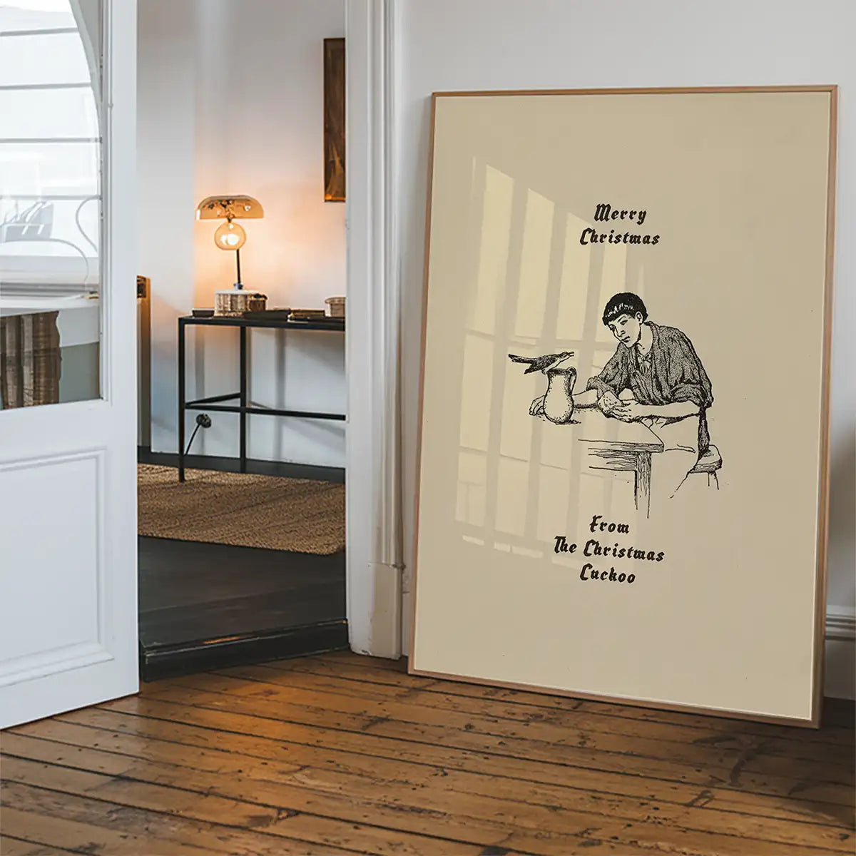 Merry Christmas from the Christmas Cuckoo Print