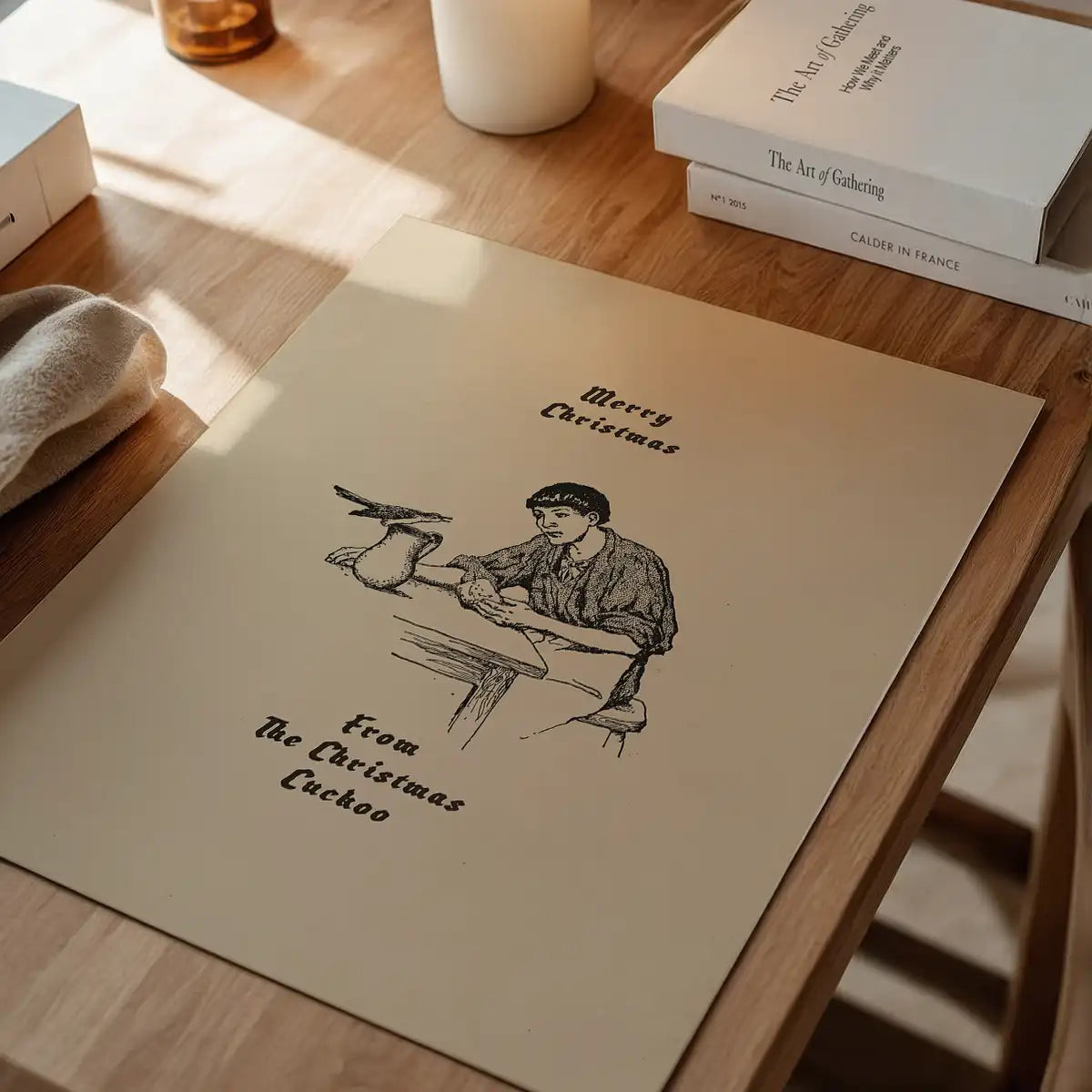 Merry Christmas from the Christmas Cuckoo Print