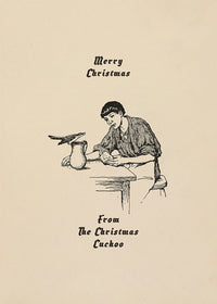 Merry Christmas from the Christmas Cuckoo Print