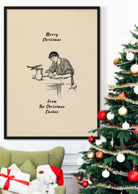 Merry Christmas from the Christmas Cuckoo Print
