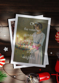 The Wine is Delightful Christmas Card