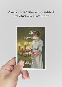 The Wine is Delightful Christmas Card