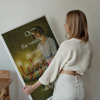 The Wine is Delightful Christmas Altered Art Print