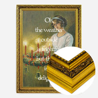 The Wine is Delightful Christmas Altered Art Print