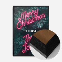 Custom Christmas Pink Neon Print