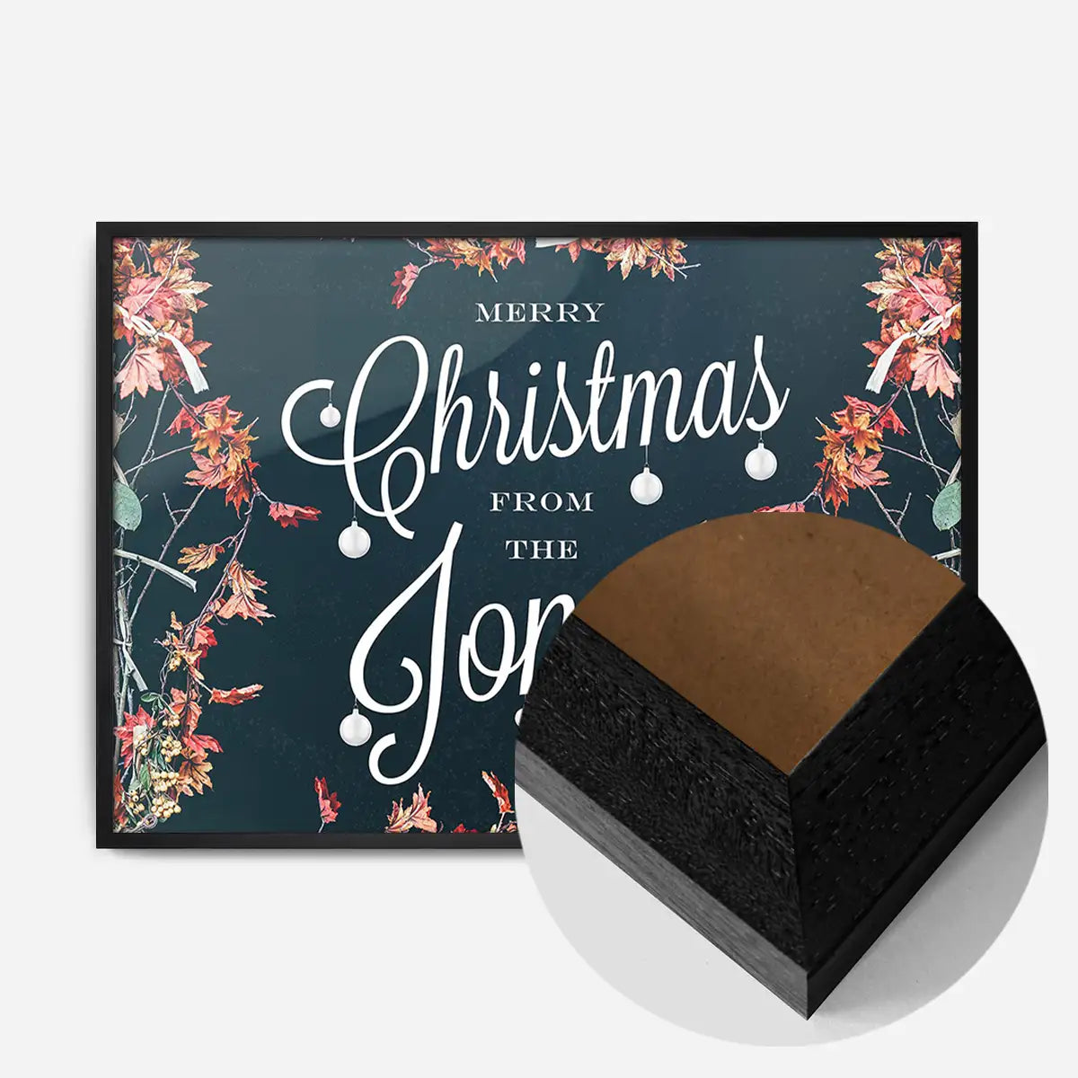 Custom Merry Christmas Script Print