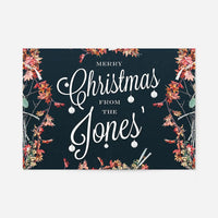 Custom Merry Christmas Script Print
