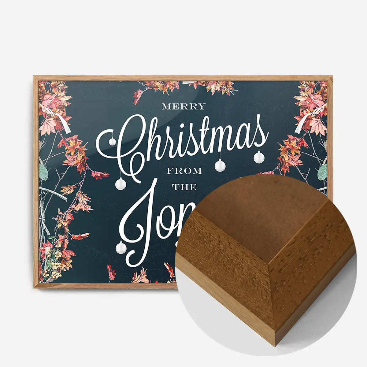 Custom Merry Christmas Script Print