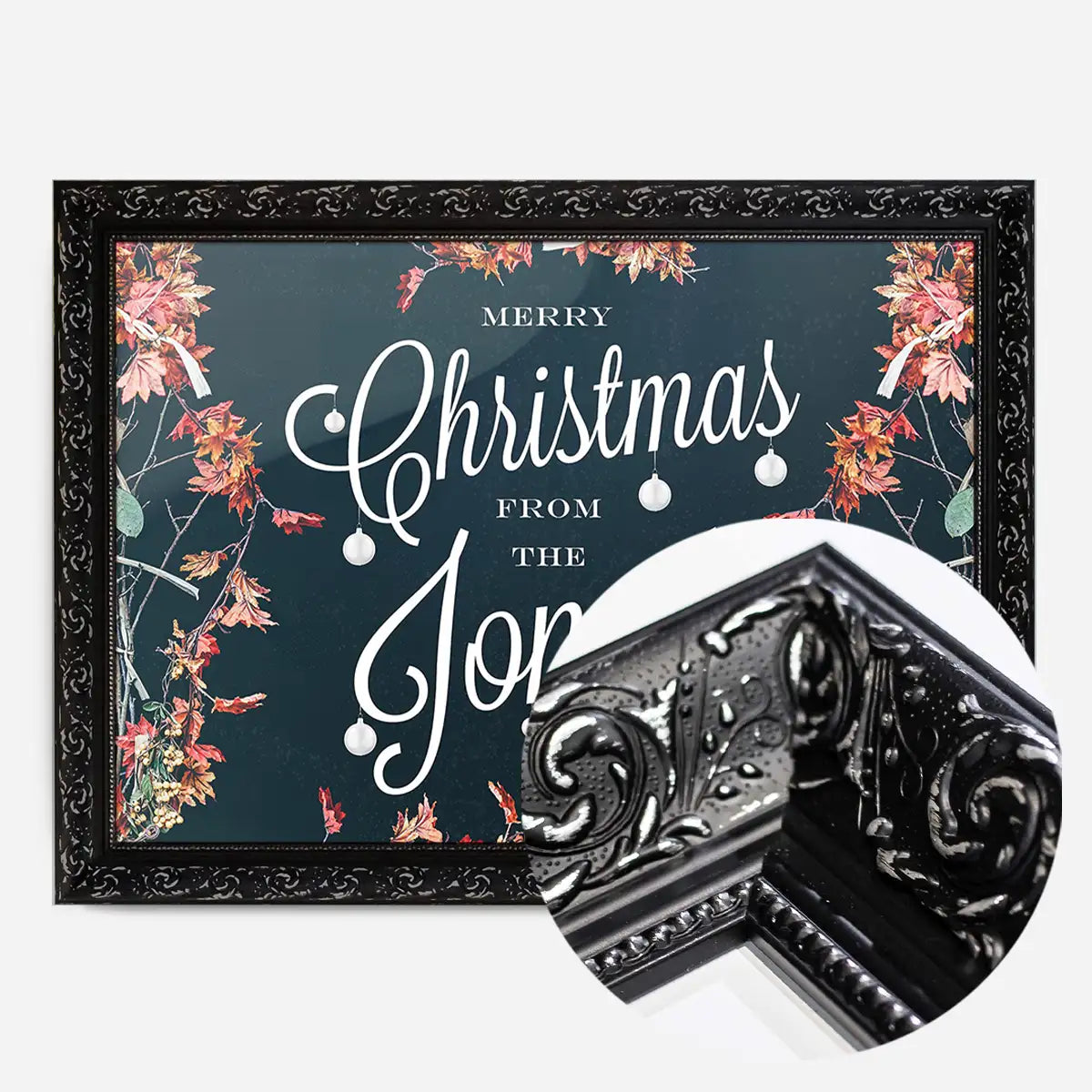 Custom Merry Christmas Script Print