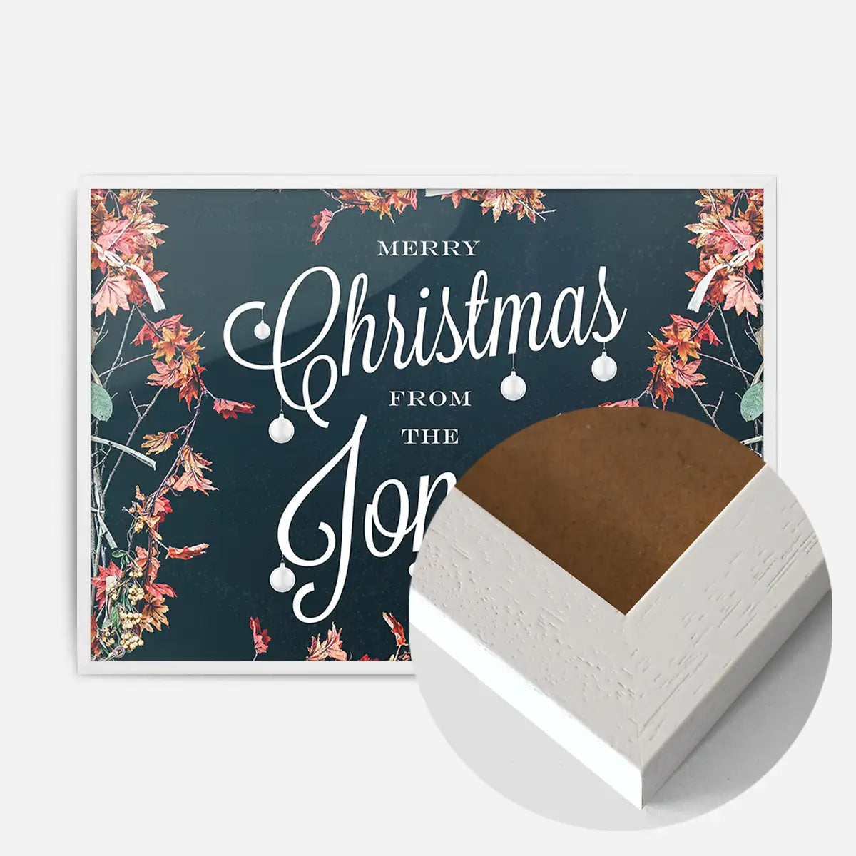 Custom Merry Christmas Script Print