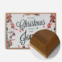Custom Merry Christmas Light Script Print