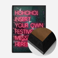 Custom Christmas Neon Print