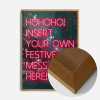 Custom Christmas Neon Print
