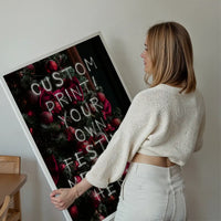 Custom Spraypaint Christmas Message Print