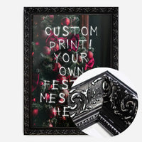 Custom Spraypaint Christmas Message Print