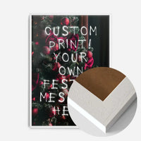Custom Spraypaint Christmas Message Print