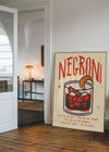 Cocktail Recipe Poster Print - Negroni