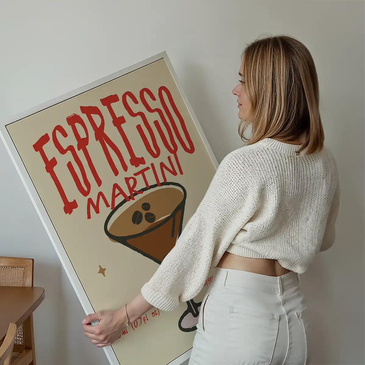 Cocktail Recipe Poster Print - Espresso Martini