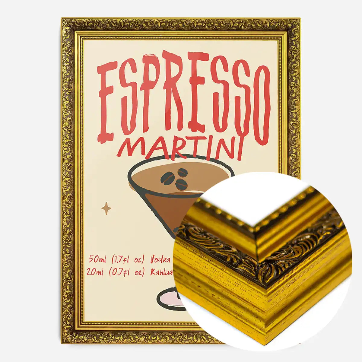 Cocktail Recipe Poster Print - Espresso Martini