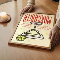 Cocktail Recipe Poster Print - Margarita