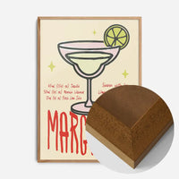 Cocktail Recipe Poster Print - Margarita