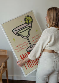 Cocktail Recipe Poster Print - Margarita