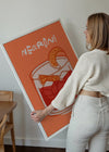 Cocktail Illustration Poster Print - Negroni