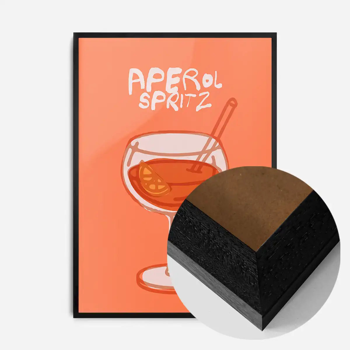 Cocktail Illustration Poster Print - Espresso Martini