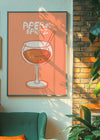 Cocktail Illustration Poster Print - Espresso Martini