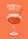Cocktail Illustration Poster Print - Espresso Martini