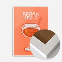 Cocktail Illustration Poster Print - Espresso Martini