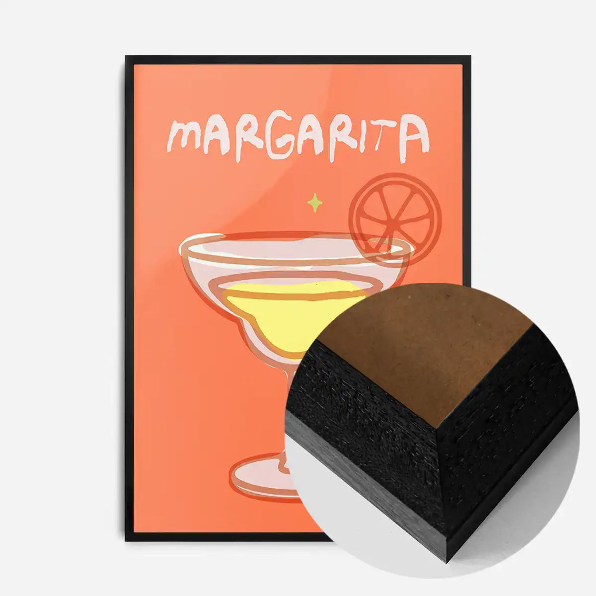 Cocktail Illustration Poster Print - Margarita