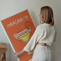 Cocktail Illustration Poster Print - Margarita