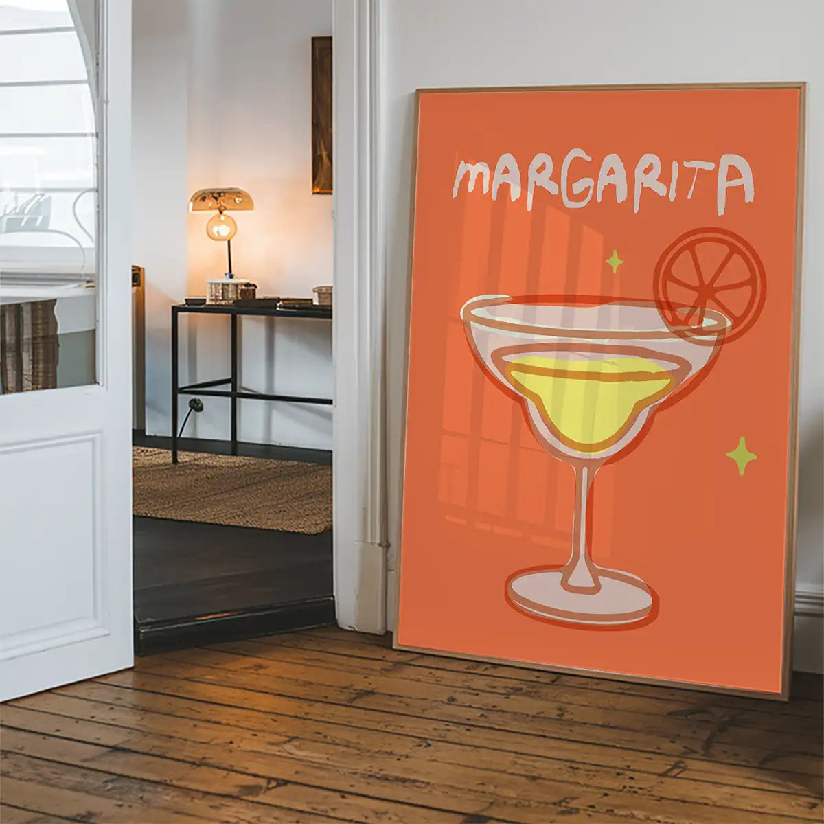 Cocktail Illustration Poster Print - Margarita