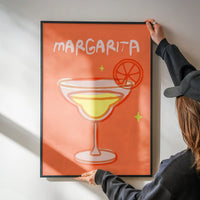 Cocktail Illustration Poster Print - Margarita