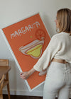 Cocktail Illustration Poster Print - Margarita